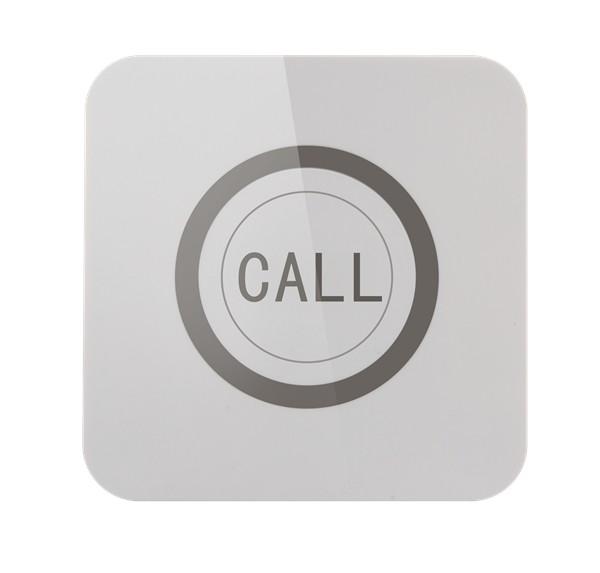 white beautiful touch to call wall installed hall call button