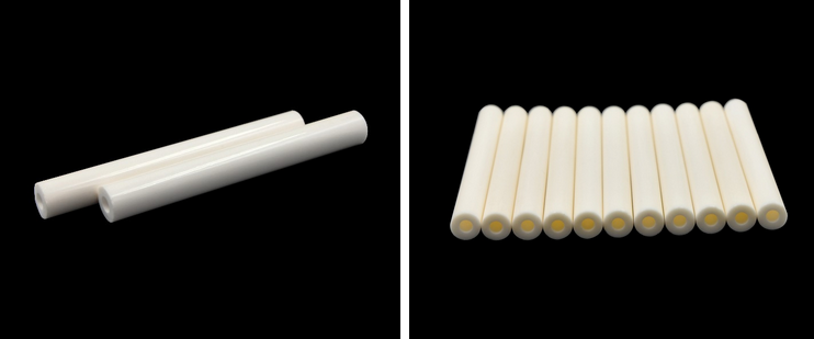 Glazed Ignition Electrode Alumina Ceramic Tube Alumina Ceramic Spark Electrode