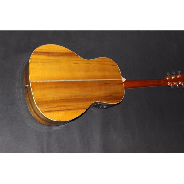 AAAAA all solid OO body guitar custom Solid OO acoustic guitar 14 frets acoustic electric guitar