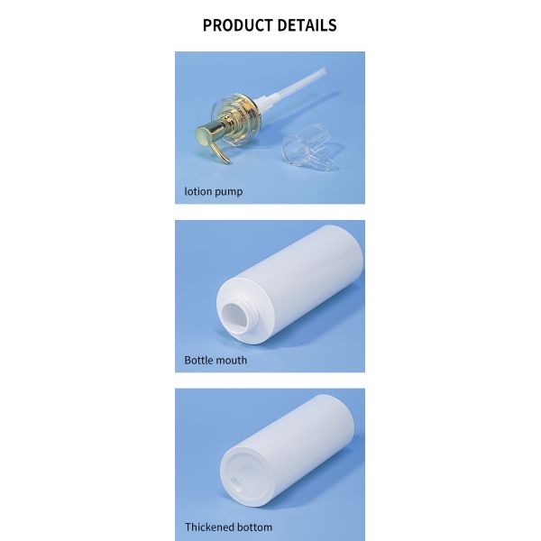 500ml Round Shampoo Pet Lotion Bottle For Cosmetic Packing
