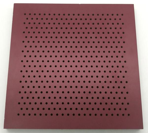 Decorative Formica Laminate Perforated Acoustic Panel MDF Wood Sound Absorbing Board