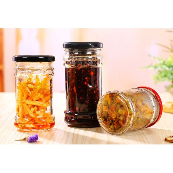 280ml BPA Free Glass Jam Jar Canning Mason Jars With Regular Lid Machine Made