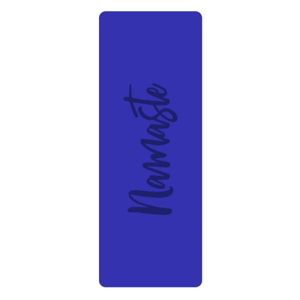 5mm Printed Pu Custom Eco Friendly PU Rubber Pilates Yoga Mat With Namaste Logo
