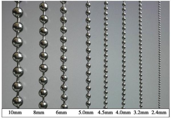 Sparkling Stainless Steel Ball Chain Curtain Bead Curtain For Shower Room