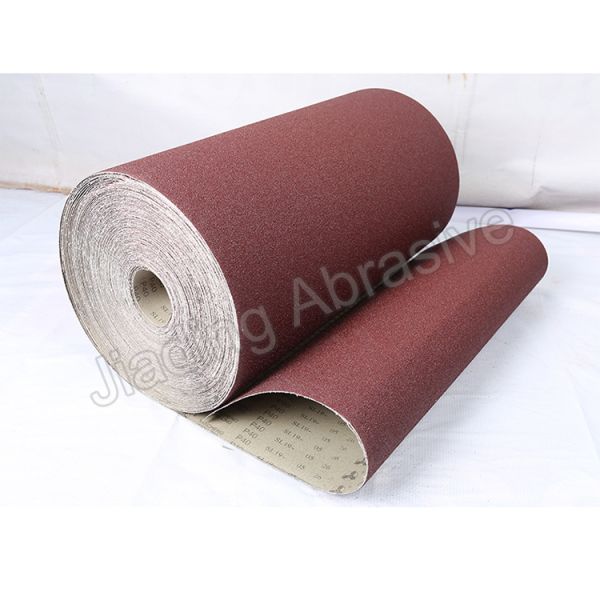Resin-Over-Resin Cotton Abrasive Cloth Roll Grit size 40-240 for OEM X Aluminium Oxide