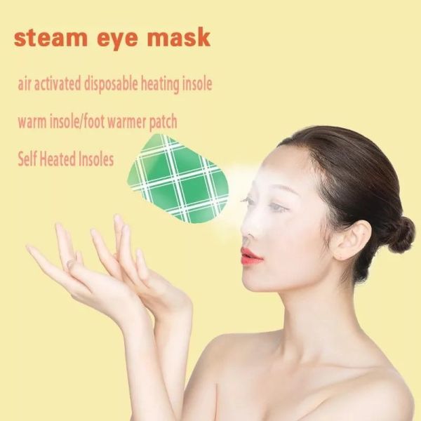 Disposable Hot Steam Warm Spa Patch Self-heating Eye Mask for Eye