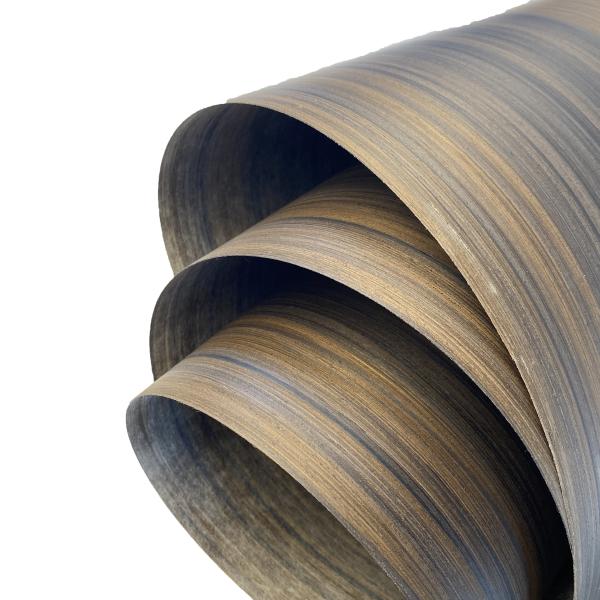 Natural Solid Engineered Wood Veneer Smoked Eucalyptus Wood Veneer for Decorating Panel Furniture