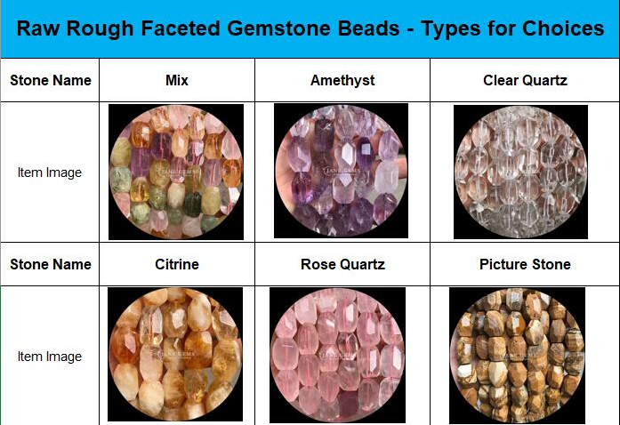 Amethyst Citrine Gem Bead Natural Crystal Raw Rough Faceted Stone Loose Bead Strands For Bracelets
