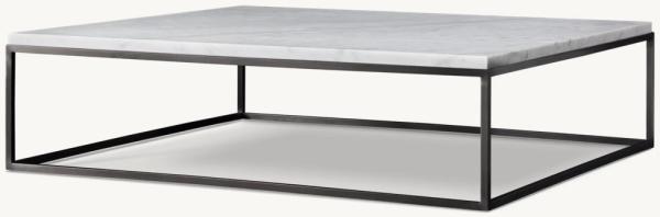 Homes Coffee Table Furniture With Customizable Size Stainless Steel And Sintered Stone Top