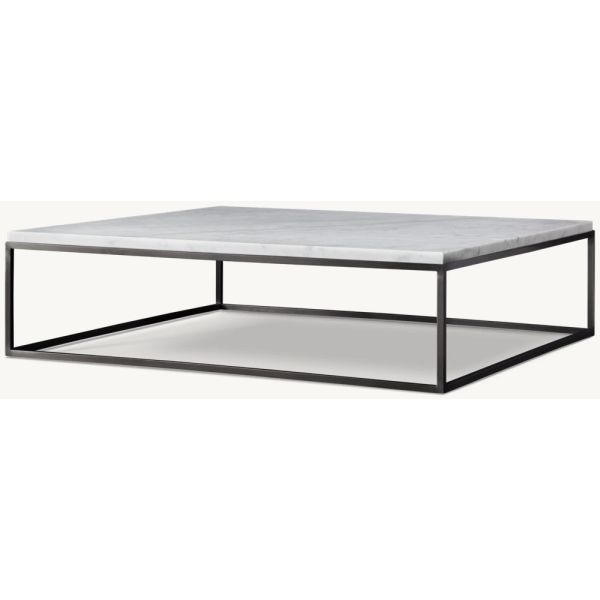 Homes Coffee Table Furniture With Customizable Size Stainless Steel And Sintered Stone Top
