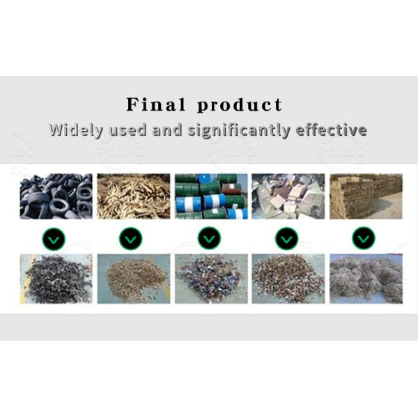 Car Metal Frame Shredding Equipment Dual-Shaft Shredder Machine In USA For Scrap Metal Recycling Plant