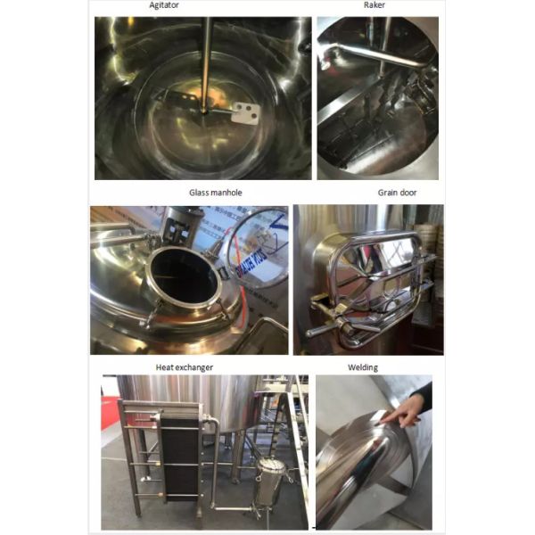 500L beer brewing equipment micro brewery for beer bar brewpub and hotel