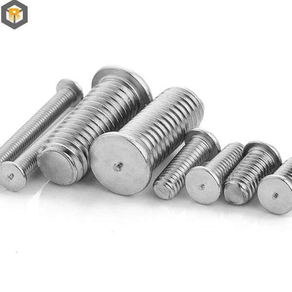 Stainless Steel Three Spot Weld Screw Special Head Screw Machine Part Polished