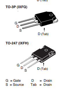 Switching Power Mosfet Transistor IXFH60N50P3 Fast Intrinsic Rectifier