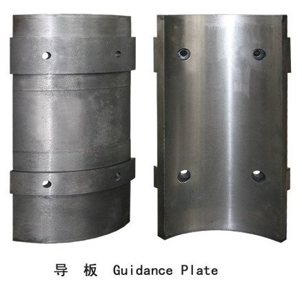 Spare parts China made carbon steel guidance plate for mud pump