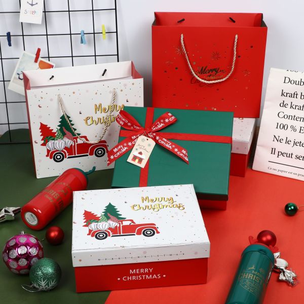 Recycled 2 Piece 250g Art Paper Cardboard Gift Boxes With Lids