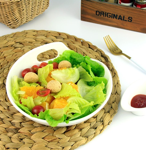 Fine Dinning Customized Minimalist Porcelain Bowls 19cm*7.5cm