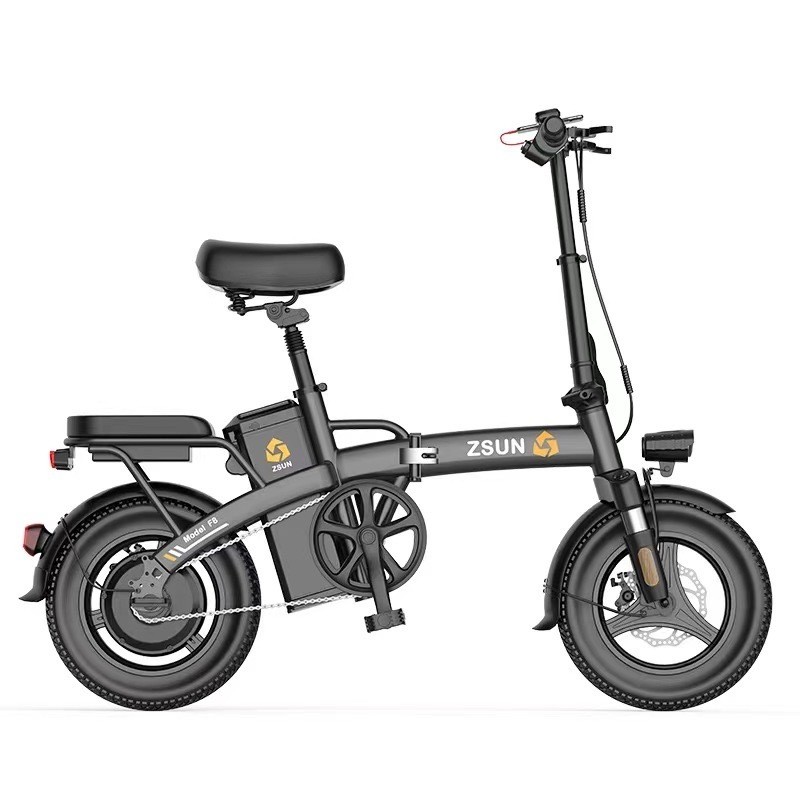 Aluminum Alloy 14 Inch Folding Electric Bike for Adult Powered by 48V 250W Lithium Battery