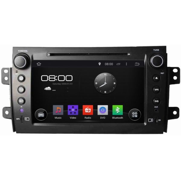 Ouchuangbo Auto Stereo DVD Multimedia Kit for Suzuki SX4 2006-2012 Android 4.4 GPS Nav Radio Player OCB-8072D