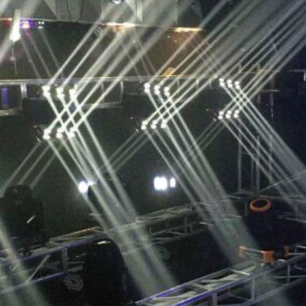 100W Spider Led Moving Head Lighting , Cool White Quad Led Mini Moving Head Light