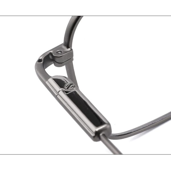 Eyewear металла объектива квадрата 53mm обрамляет голубой светлый рецепт