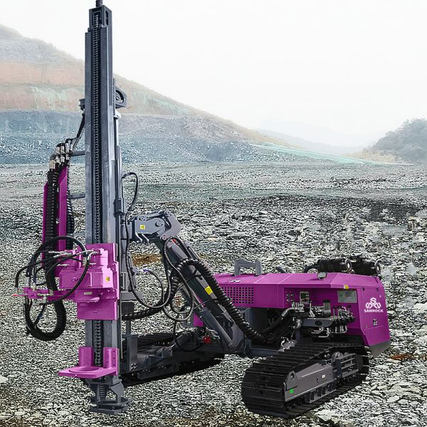 Surface Drilling Machine Mining DTH Drilling Rig Rotate Speed 180r/min Crawler Drilling Rig