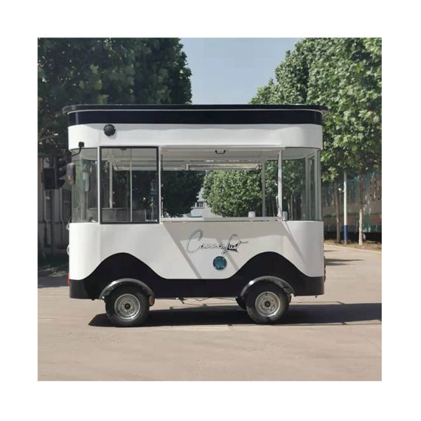 Vegetable Processing Plant Application Modern Fried Chicken and Coffee Ice Cream Cart