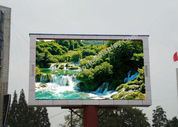 P16 Permanent Advertising Led Displays Screen Aluminium Cabinet
