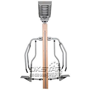 outdoor wooden fitness equipment push chair chest press