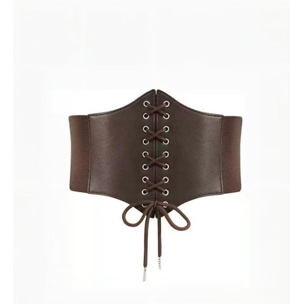 Retro ultra-wide waist-cinching high-waist belt fashion accessory cosplay knight dress medieval European women's costume