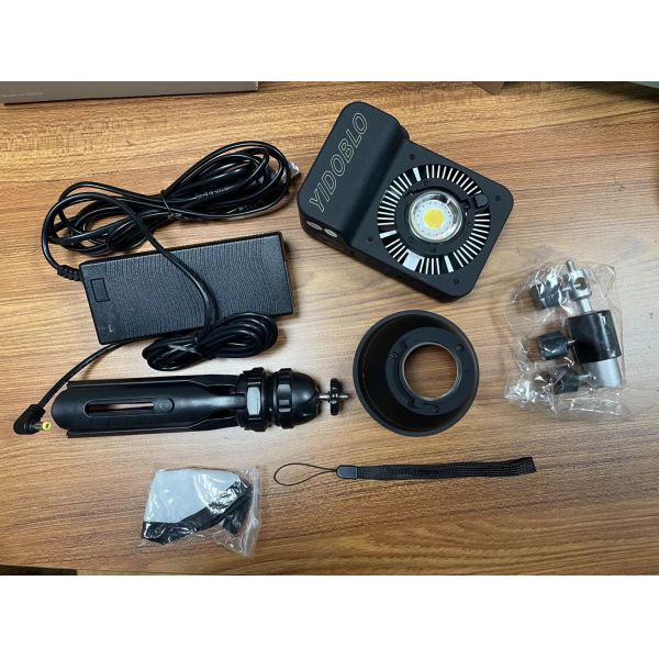 Полный цвет RGB Cob Video Led Fill Light 60w 7500k Роско Гель Мод Фото освещение с Softbox