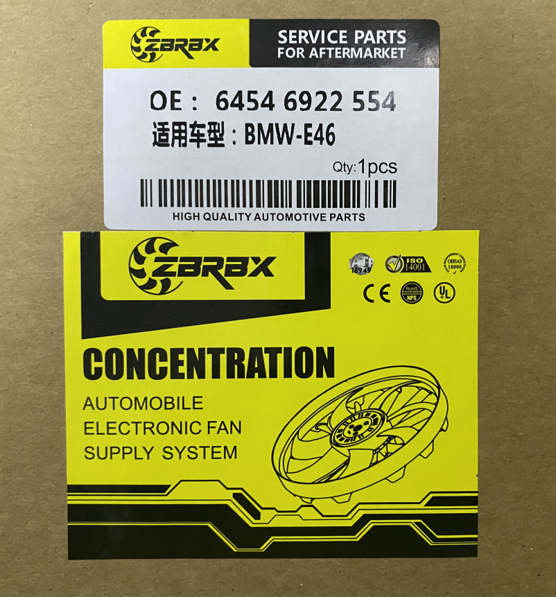 6454 6922 554 BMW Radiator Fan Assy Plug E46 Auto Engine Parts