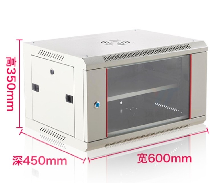 SPCC Cold Rolled Steel 6U 19 Inch Standard Wall Rack Server Cabinet for CCTV Network