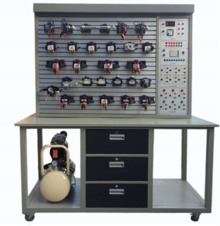 High-precision PLC-controlled pneumatic training device
