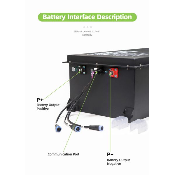 48V Electric Buggy 165Ah Lithium Ion Battery With BMS