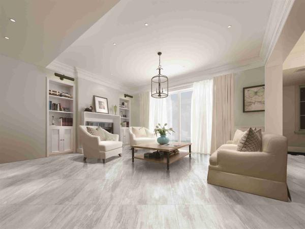 Beige Wood Effect Porcelain Tiles / Porcelain Wood Effect Outdoor Tiles 900x150mm