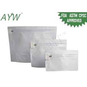 ASTM Approved Child Proof Zipper Bags Medical Weed With A Child Resistant Zip