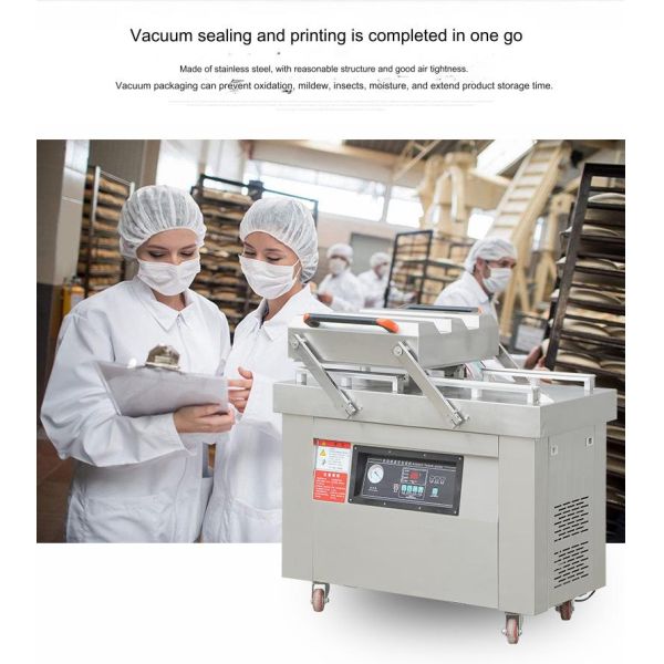 Textiles Thermoforming Vacuum Packing Machine 0.63CBM 500mm Seal Length with Design