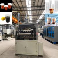 Machine de fabrication de tasses thermoformant jetable à grande vitesse Machine de fabrication de tasses en plastique