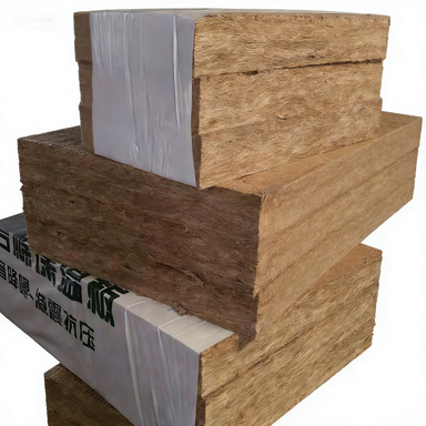 Temperature Resistance 268C to 650C Hydrophobic Rock Wool Sandwich Fireproof Board with Good Fireproofing and Insulation