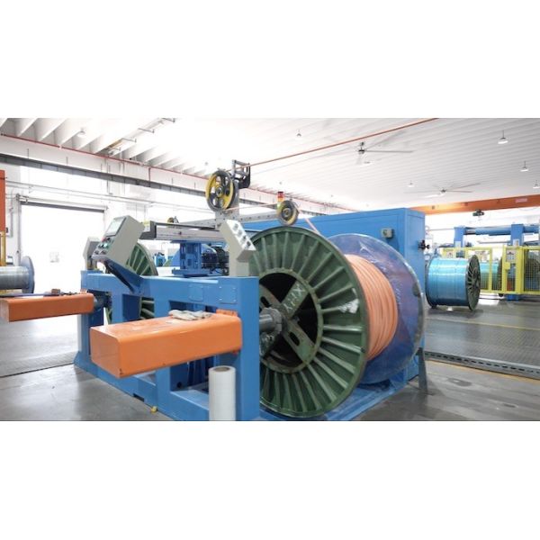 35-400mm2 Conductor 9-28mm Finished Outer Diameter Silicone Wire Extrusion Line with 80m/min Line Speed