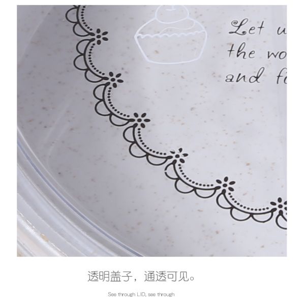 Childrens Thermal Insulated Plastic Lunch Box With Rice Crisper