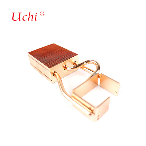 220W Copper Fin Heat Sink Buckle Type for Projector Lamp Optical Cooling