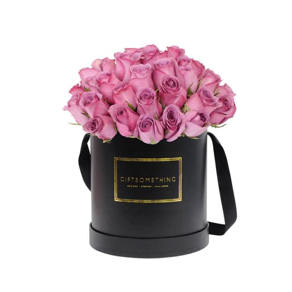 CMYK Printing 157gsm 0.5kg Flower Cylinder Paper Boxes