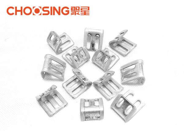 Plastic Covered EK Spring Clip Galvanization Surface Decreasing Noise During Fixing