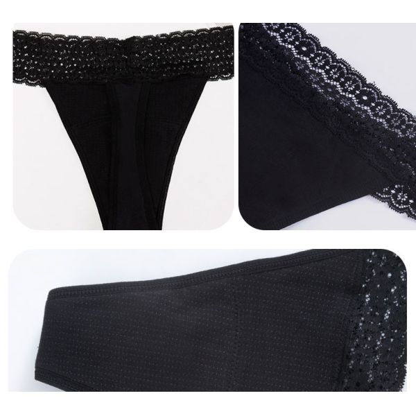 Хлопка нижнего белья ремня трусов периода доказательства утечки дизайн шнурка многоразового Breathable сексуальный