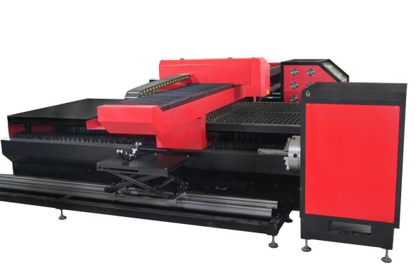Silicon Steel , Spring Steel YAG Laser Cutting Machine for Sheet Metal and Round Tube Cutting