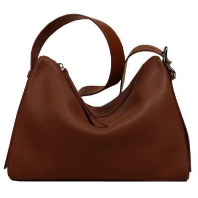 Head Layer Cowhide Female Crossbody Bag 10cm 22.5cm Soft Leather Messenger Bag