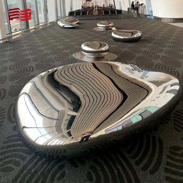 304 Stainless Steel Modern Art Furniture for Rest and Decoration Food Grade Material