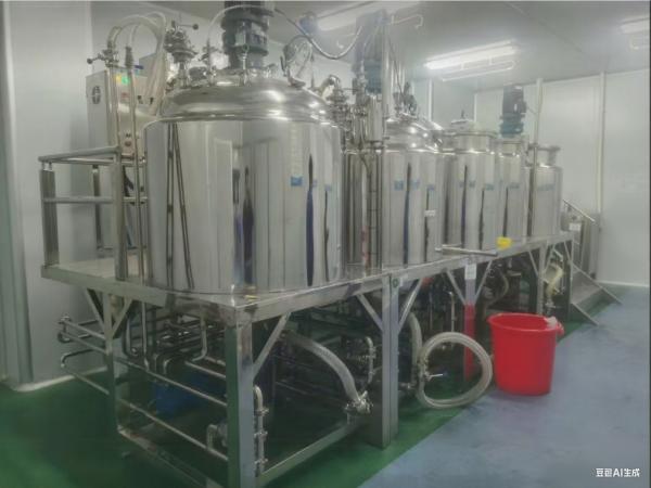 Tanque mezclador emulsionante homogeneizador de ungüento cosmético grande con calefacción